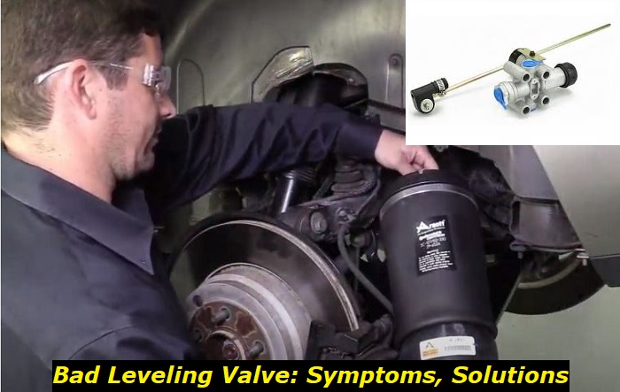 bad leveling valve symptims